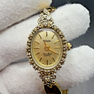 Vintage Dufonte Lucien Piccard Quartz Women's Cocktail Watch New Battery Read